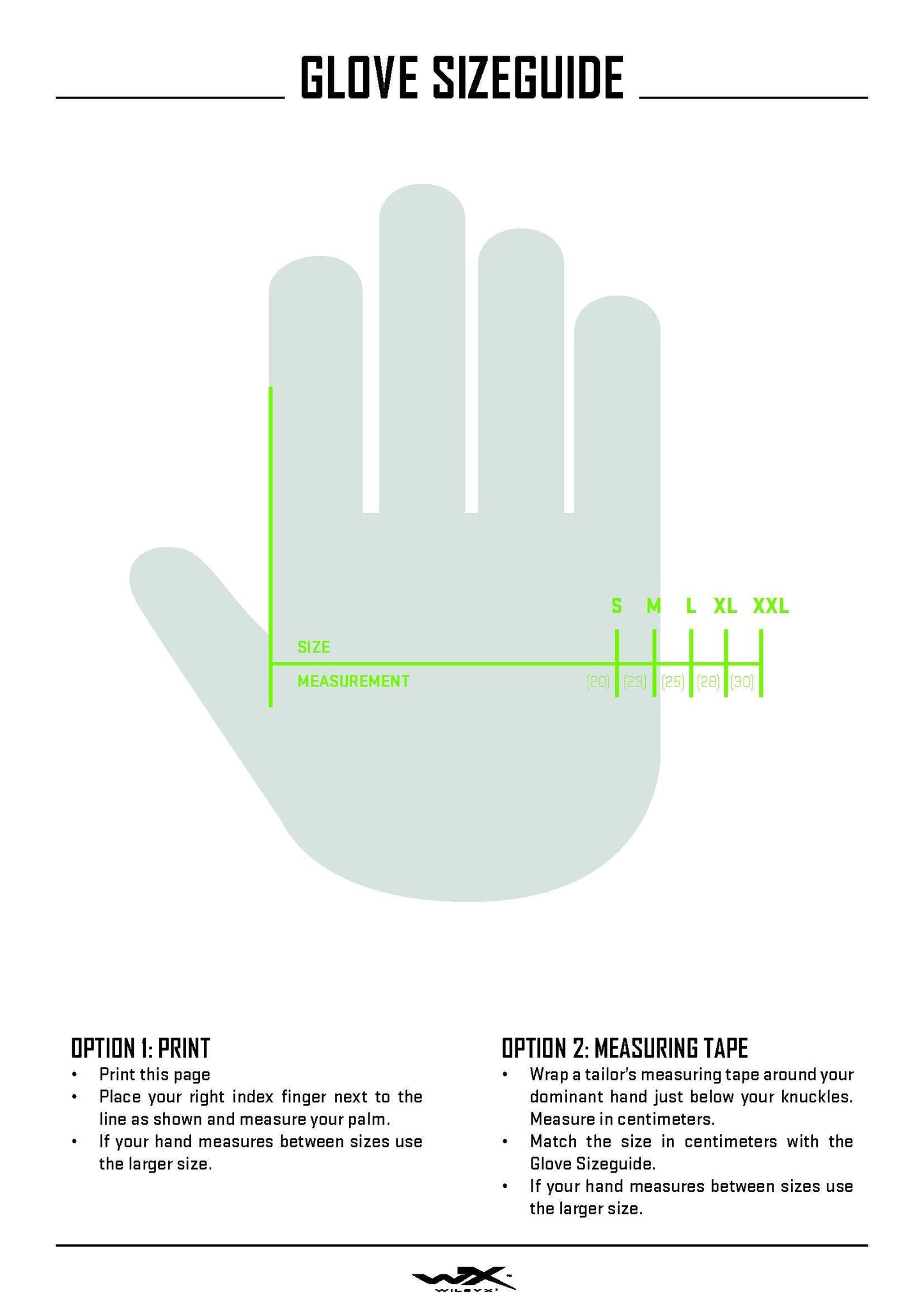 Wiley-X APX All-Purpose Glove Black