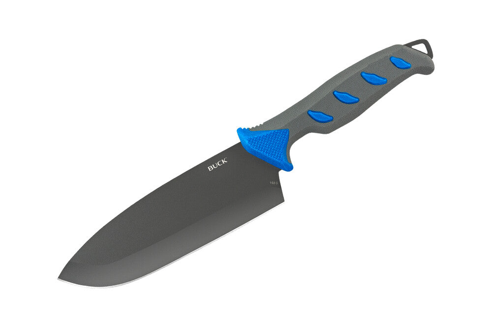 Buck 150 Hookset 6" Cleaver Blue/Gray Salt (0150BLS)