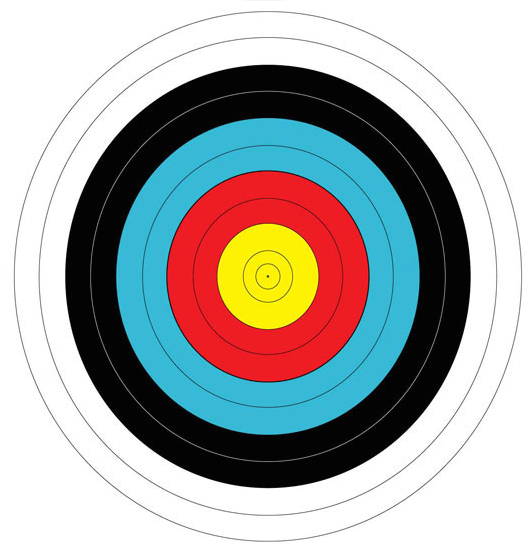 MAPLE LEAF 122 CM TARGET FACE