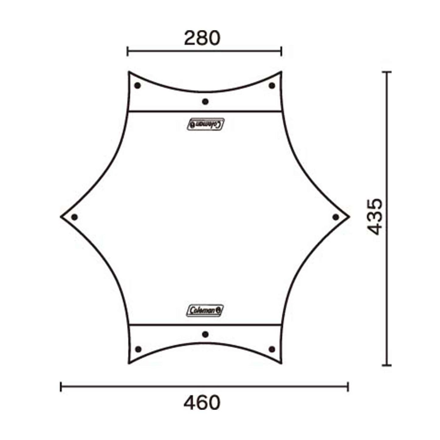 Coleman JP XP Hexa Tarp MDX 28621