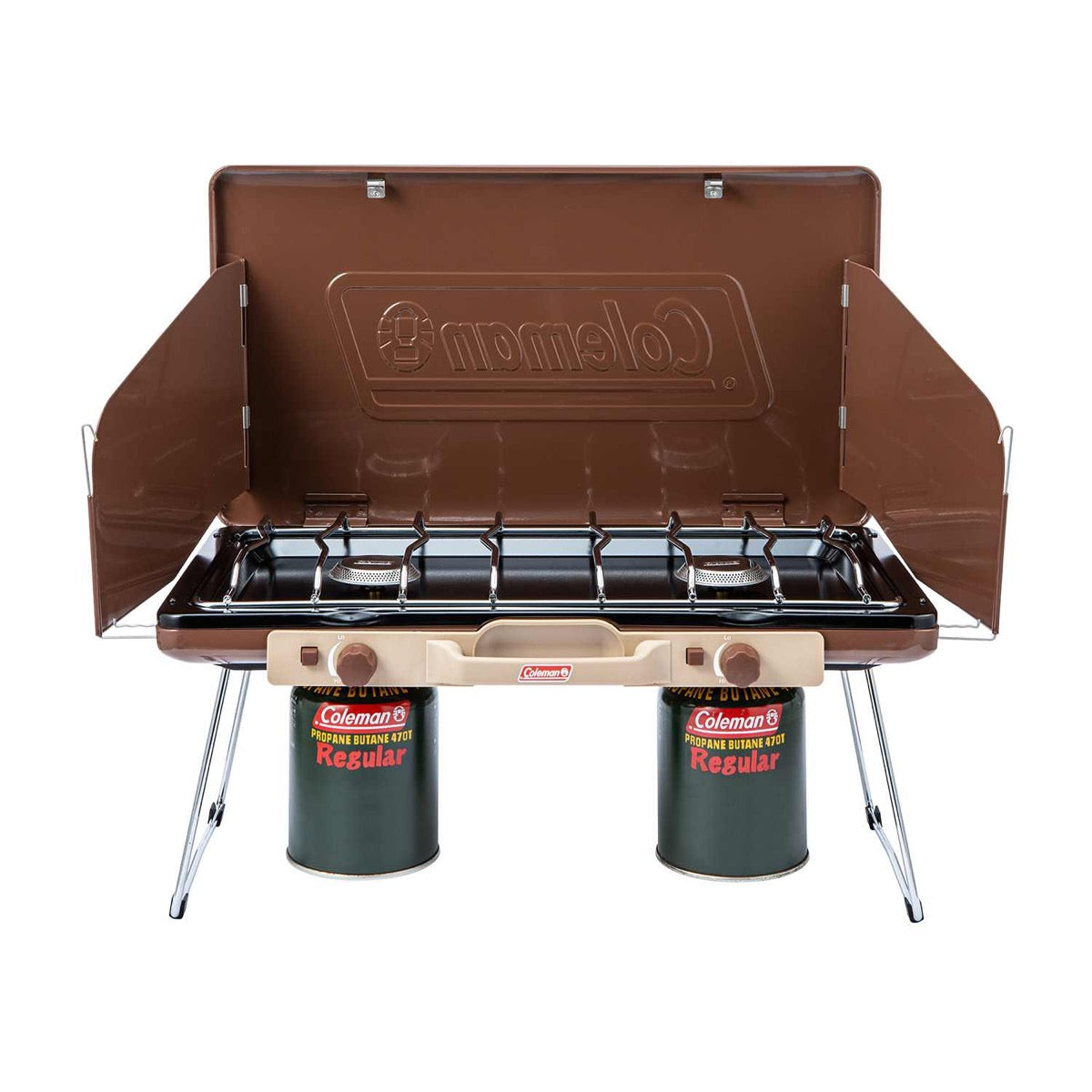 Coleman JP Powerhouse LP 2-Burner Stove Butternuts 38474