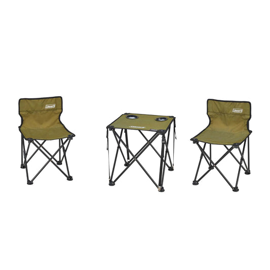 Coleman JP Compact Chair Table Set Olive 38841