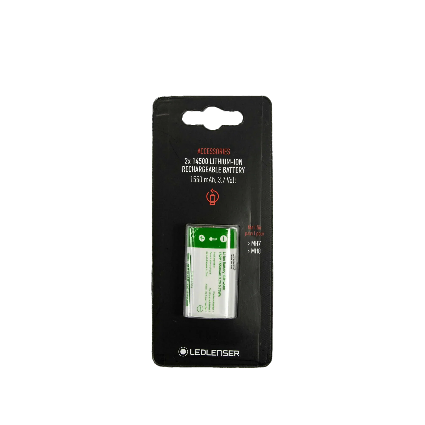 Ledlenser Li-Ion Batt 3.7V 1550 mAh For MH8