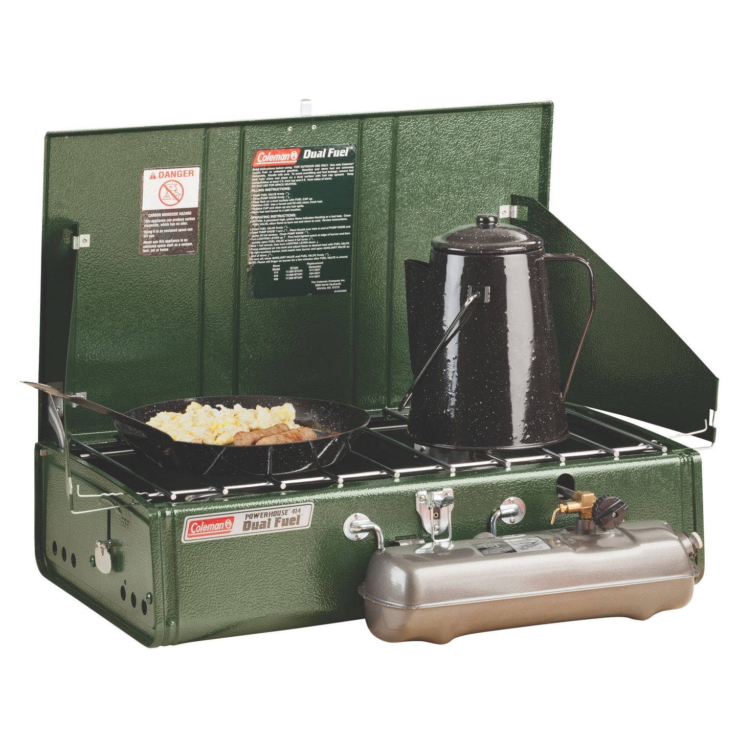 Coleman US 414 Dual Fuel 2-Burner Stove 03655