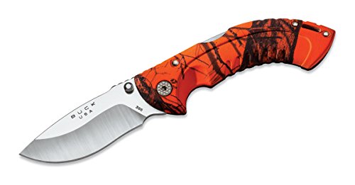 Buck 395 Folding Omni Hunter 10 Pt, Mossy Oak Blaze Camo (0395CMS9)