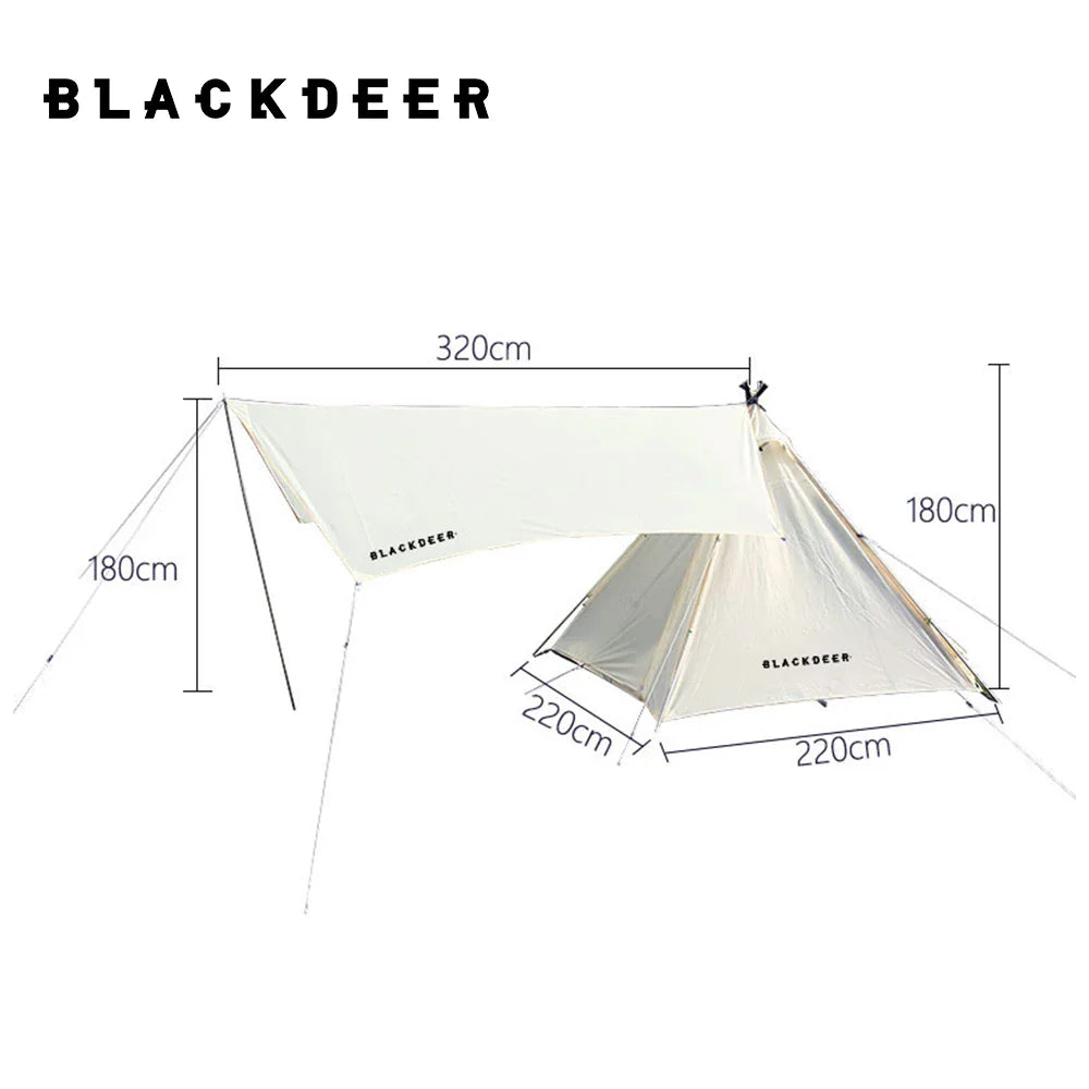 Blackdeer Dreamland Teepee Tent With Tarp