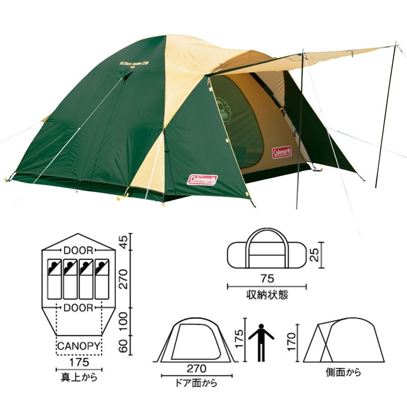 Coleman JP Cross Dome 270 38429