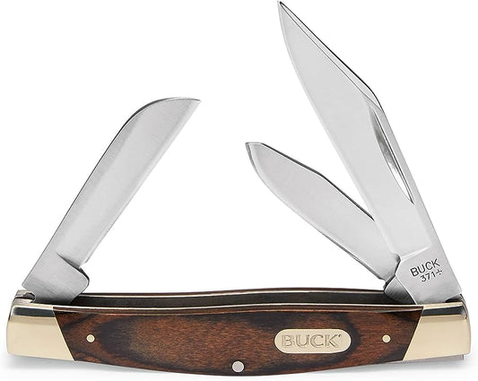 Buck 371 Stockman Woodgrain (0371BRS)