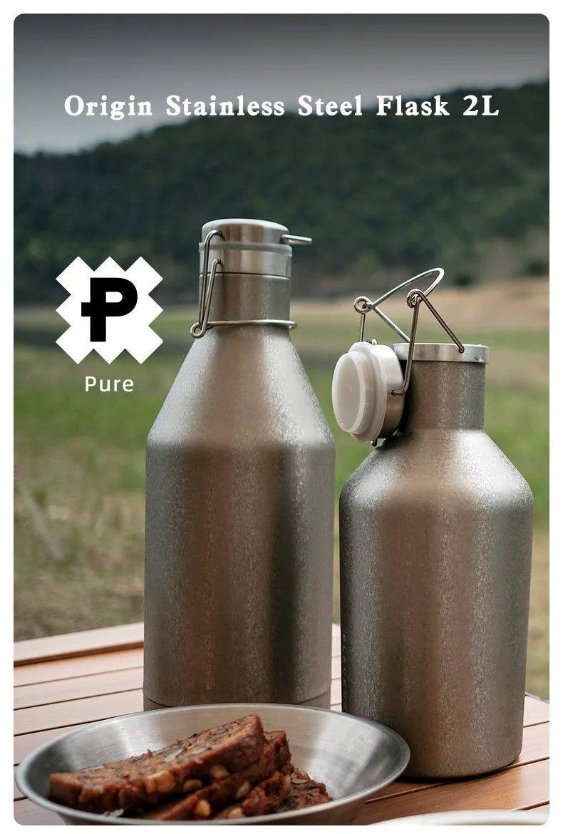 Blackdeer Origin Single Layer Stainless Steel Flask 2L