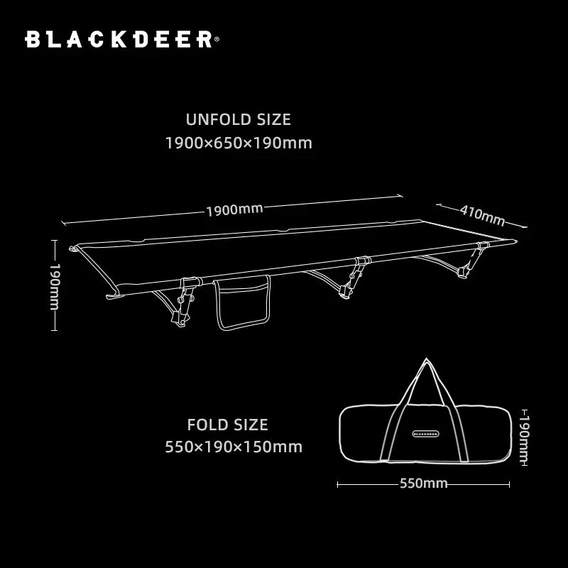 Blackdeer Moon Lightweight Camping Cot