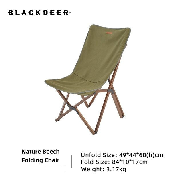 Blackdeer Nature Beech Folding Chair Small