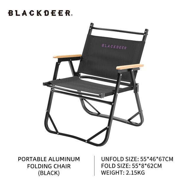 Blackdeer Portable Aluminum Folding Chair