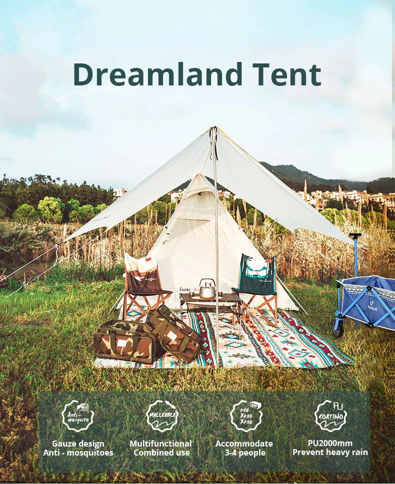 Blackdeer Dreamland Teepee Tent With Tarp