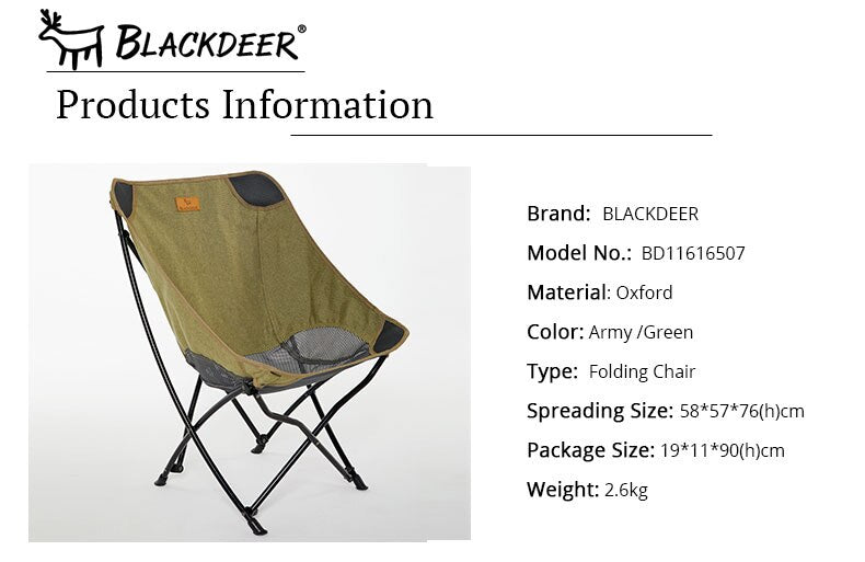 Blackdeer Back Chair