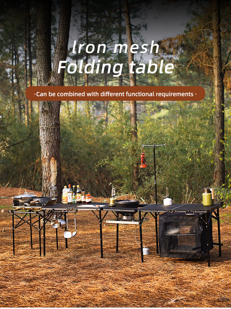 Blackdeer Iron Mesh Folding Table 90