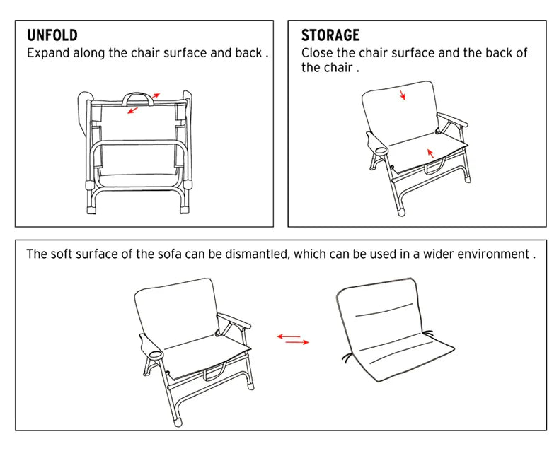 Blackdeer Yiran Folding Sofa Chair