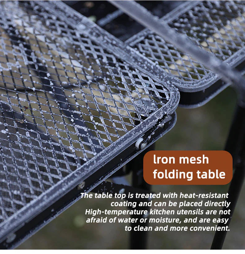 Blackdeer Iron Mesh Folding Table 90