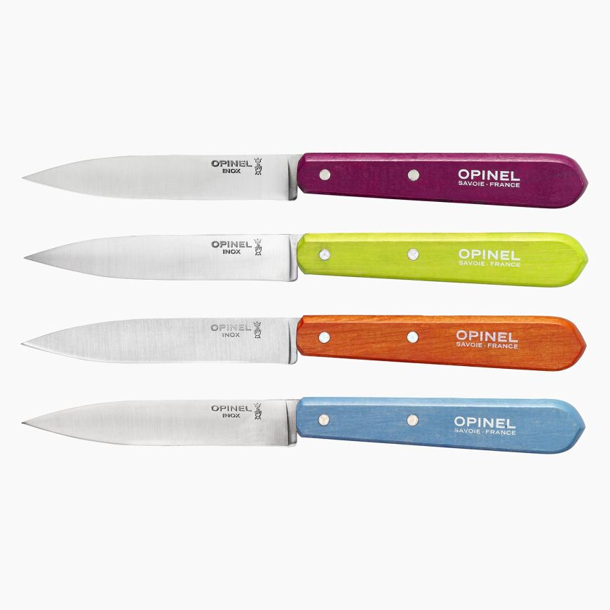 Opinel No.113 Serrated Knife  Sweet Pop Colours Handlesbox