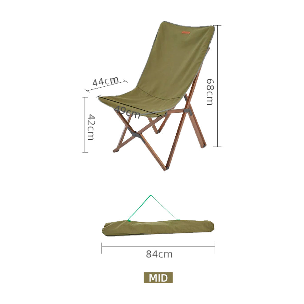 Blackdeer Nature Beech Folding Chair Small