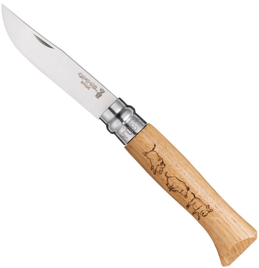 Opinel No.08 Stainless Steel Animalia