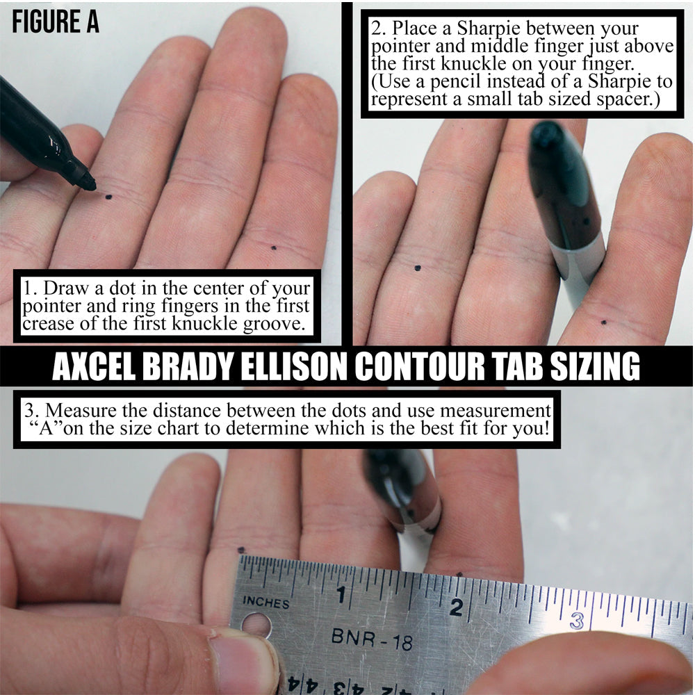 AXCEL CONTOUR PRO FINGER TAB