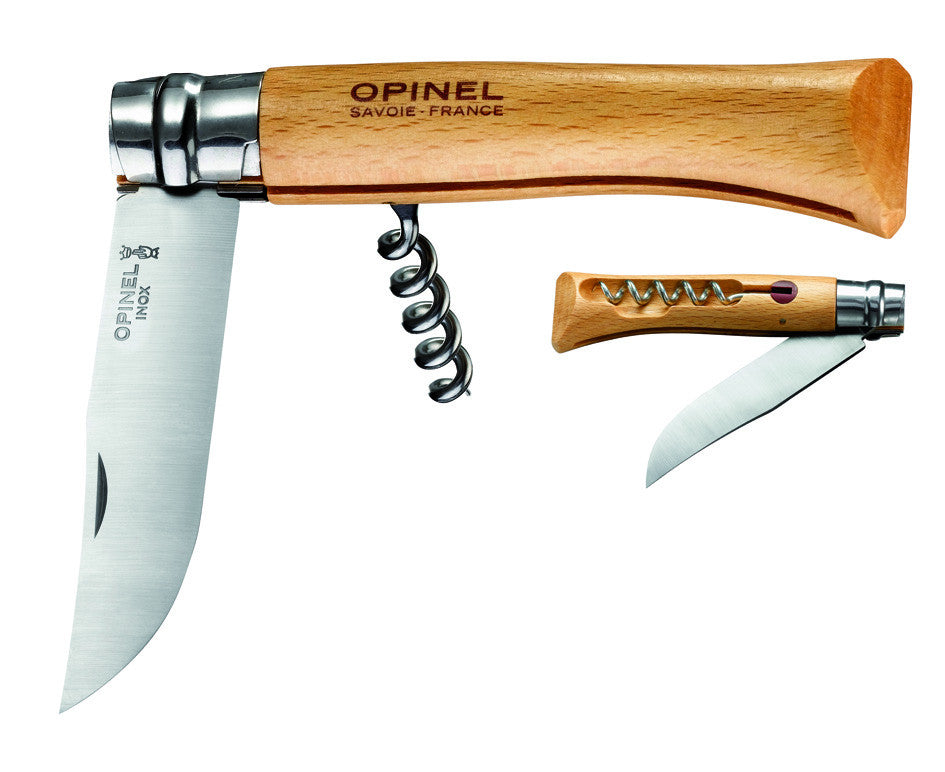 Opinel Corkscrew And Cheese Knife No.10 (1410)