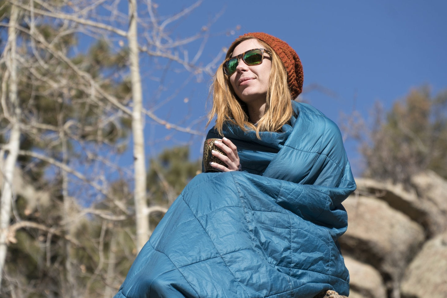 Grand Trunk Tech Throw Travel Blanket