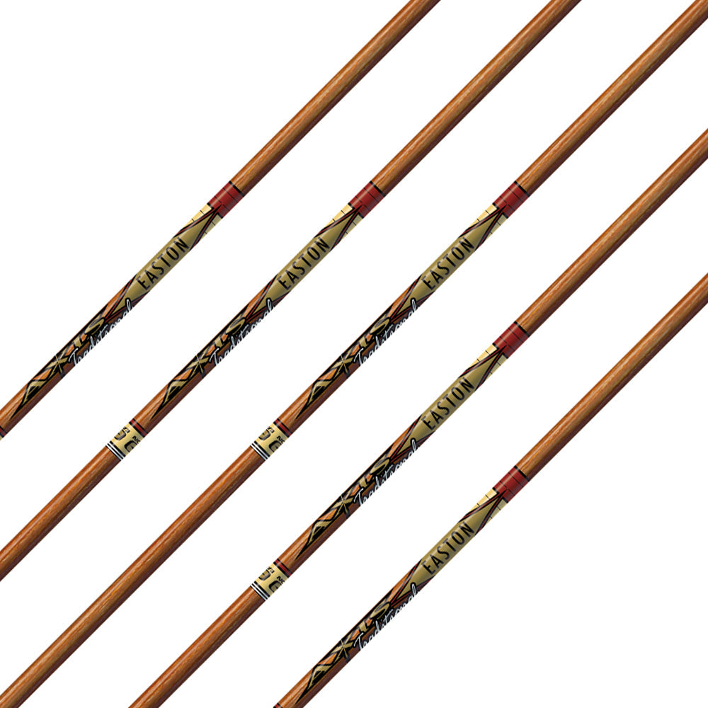 EASTON AXIS TRADITIONAL เฉพาะก้านลูกธนู 12 ลูก (SHAFT+NOCK+INSERT 12PK)