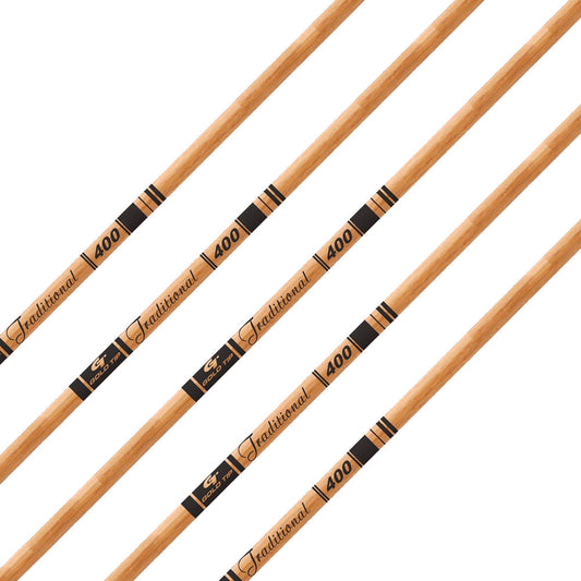 GOLDTIP TRADITIONAL เฉพาะก้านลูกธนู 12 ลูก (SHAFT+NOCK+INSERT 12PK)