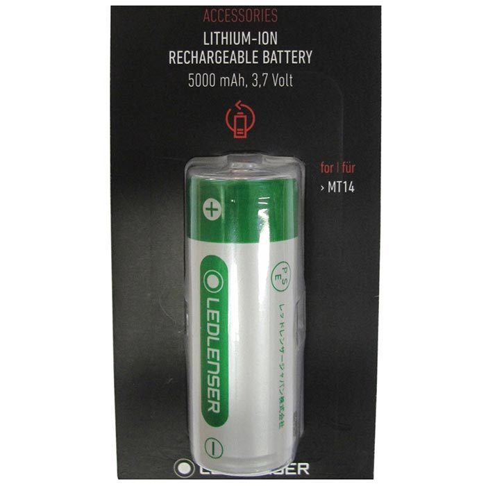 Ledlenser 26650 Li-Ion Batt 3.7V 5000 mAh (MT14)