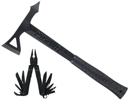 Leatherman Rebar Black & Estwing Tomahawk Pro-Pack