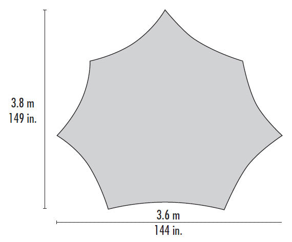 MSR Rendezvous Sun Shield 120 Wing