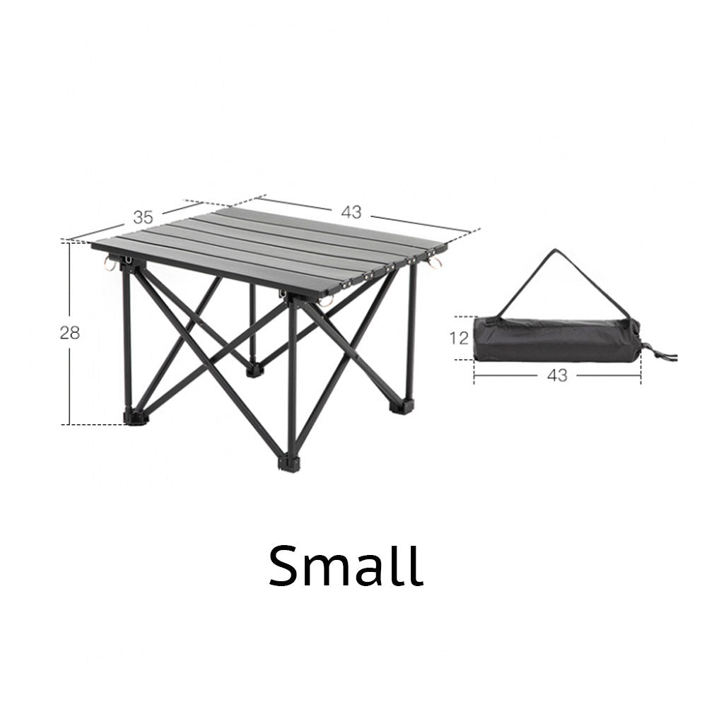 Blackdeer Aluminum Egg Roll Up Table