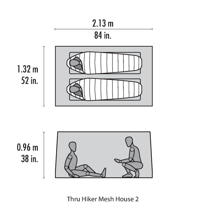 MSR Thru-Hiker Mesh House 2 V2