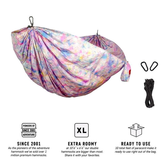 Grand Trunk Double Hammock Tiedye